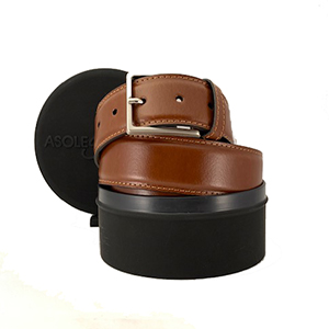 Cintura Classica<br/>7170 Cuoio <br/> Vera Pelle
